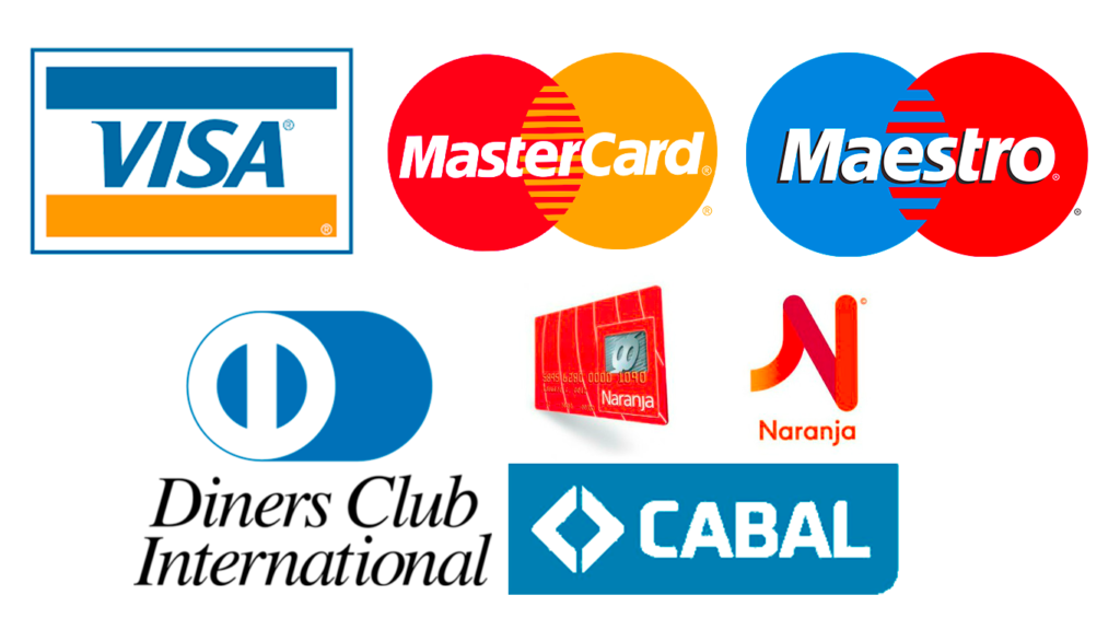 Recepción de pagos con tarjeta de crédito en el sector de caja