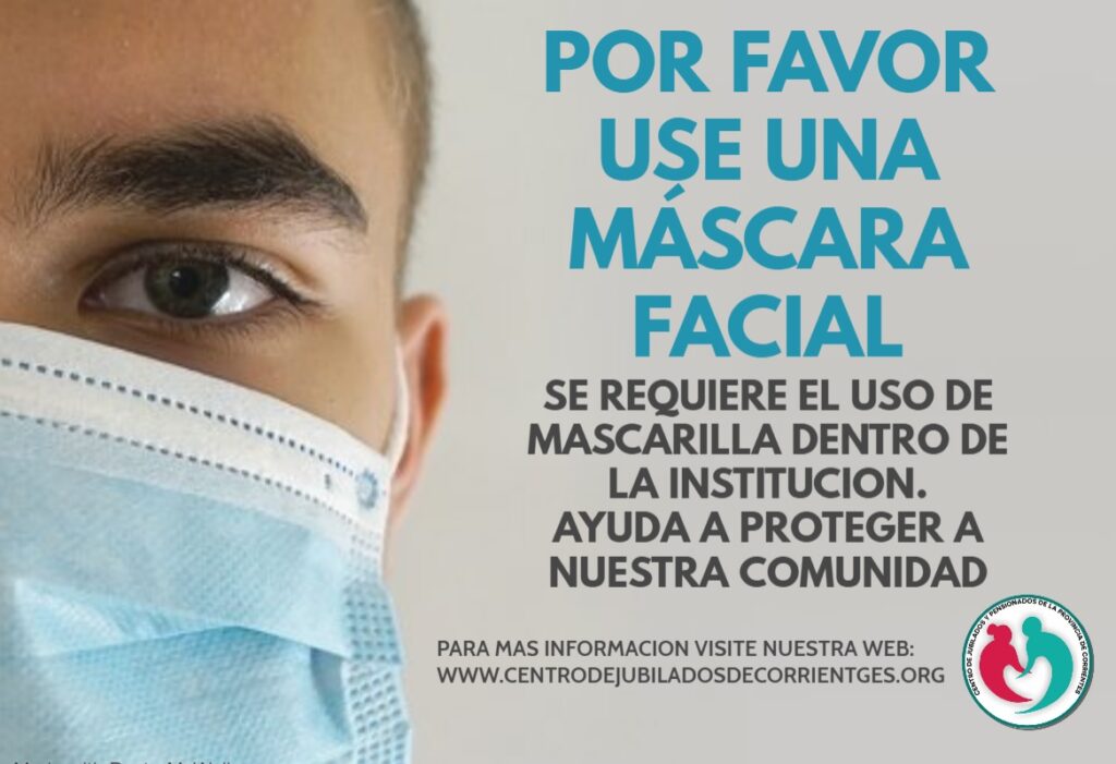 Uso de mascarilla en tiempo de pandemia